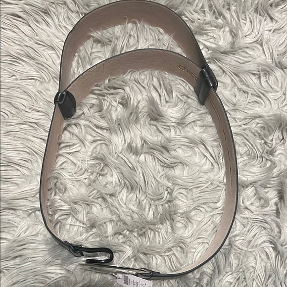 Chico's Elegant Black Belt with Shiny Silver Buckle - Picture 5 of 9